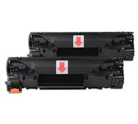 Compatible pour HP Laserjet Pro M 1530 MFP Series Toner Ensemble Noir - CE278AD / 78A - pour ca. 2 x 2.100 Pages (5% Couverture)