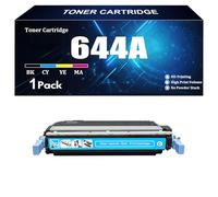 Compatible pour HP Q6460A Q6461A Q6462A Q6463A 644A Remplacement de cartouche de toner avec puce pour HP 4730mfp 4730xmfp CM4730f CM4730fm CM4730 imprimante Haute Page d'impression Multicolore ,C-1 pi
