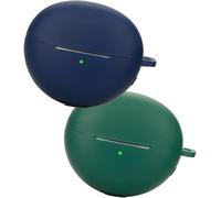 Compatible pour HUAWEI FreeClip Étui pour écouteurs, [Prend en charge la charge sans fil] [Étui de protection anti-choc] Étui de protection en silicone pour casque (Blue Green)