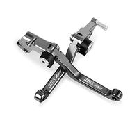 Compatible Pour Kawasaki KLX250 D-TRACKER 1998-2007 2006 2005 Motocross Dirt Bike CNC Leviers D'embrayage De Frein En Aluminium Levier Pliable Levier De Pivot De Moto(G)
