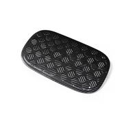 Compatible Pour le couvercle du réservoir de carburant Tank 300 Modification du couvercle du réservoir de carburant brossé en acier inoxydable Autocollant de voiture Motif en fibre de carbone(Square)