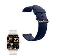 Compatible pour Mode Silicone Classique Bracelet De Remplacement Compatible pour ICE-WATCH Montre Connectée Ice Smart 1.85"
