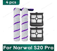 Compatible pour Narwal S20 Pro, Rowenta x-clean 10, accessoires pour aspirateur, brosse à rouleau, filtre Hepa, pièces de rechange Set 12