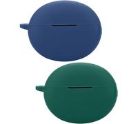 Compatible pour Oppo Enco X3 Casque, [Prend en Charge Le Chargement sans Fil] [Étui de Protection Antichoc] Étui de Protection en Silicone pour Casque (Blue Green Pink)