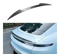 Compatible pour Porsche Taycan M4 Style 2019+, Aileron de Coffre Arrière Aile de Queue de Voiture Becquet Lame Spoiler Tuning Accessoire, Carbon Fiber Look