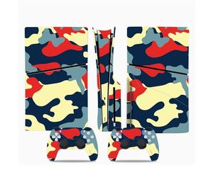 Compatible Pour PS5 Slim Skin Disc Edition & Pour Digital Console Et Contrôleur Vinyl Cover Skins Wraps Scratch Resistant Compatible 48438 Autocollant De Protection(Digital Edition)