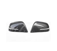 Compatible Pour Tesla Model 3 2017-2023 Coque de rétroviseur avec lampe LED en fibre de carbone for voiture - Capuchon de vue arrière - Coque de rechange à clipser(Carbon fiber)