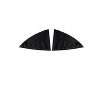 Compatible Pour Tesla Model Y 2021-2023, couvercle de volet de fenêtre arrière triangulaire, stores latéraux arrière de style sport, garniture de ventilation latérale(Bright Black)