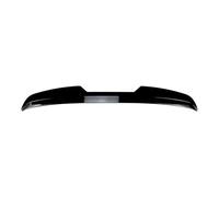 Compatible pour VW Tiguan R-Line Rline 2017+ Aileron de toit arrière brillant à lèvres noir/aspect fibre de carbone Kit de carrosserie extérieur séparateur supérieur de coffre(Black)
