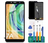 Compatible pour Xiaomi Redmi 7A Remplacement d'écran pour Redmi 7A MZB7995IN LCD Display Touch Digitizer Sensor Kits Matrix (Noir No Frame)