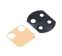 Compatible pour Xiaomi Redmi Note 9T 5G M2007J22G (6,53 pouces) verre verre de rechange pour objectif de caméra arrière + adhésif double face