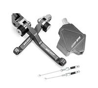 Compatible Pour Yamaha YZ450F 2001 2002 2003 2004 2005 2006 2007 Motocross Pliable Leviers D'embrayage De Frein Stunt Easy Pull Câble Système CNC Accessoires(G)