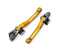 Compatible Pour Yamaha YZ450F 2009 10-2022 2021 2020 2019 2018 Motocross Dirt Bike CNC Leviers D'embrayage De Frein En Aluminium Levier Pliable Levier De Pivot De Moto(Or)