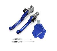 Compatible Pour Yamaha YZ450F YZ 450F YZ450 F 2008 Motocross Pliable De Frein Leviers D'embrayage Stunt Facile Pull Câble Système CNC Accessoires(Bleu)