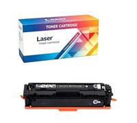 Compatible Remplacement Cartouche De Toner Pour HP 125A CB540A CB541A CB542A CB543A Pour Avec HP Color Laser CM1312 MFP CM1312NFI CP1515N CP1518NI CP1215 Imprimante,Noir