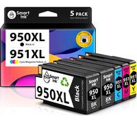Compatible Remplacement des Cartouches d'encre pour HP 950XL 951XL 950 XL 951 XL High Yield 5 Pack (2BK & C/M/Y) pour HP Officejet 8100 8600 8610 8620 8630 8640 8660 8615 8625 251DW 276DW