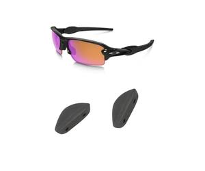Compatible/remplacement pour Oakley Flak 2.0 XL Kits de réparation de lunettes de soleil, plaquettes de nez, embouts de tempes si applicable (plaquettes de nez grises)