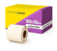 Compatible Rouleau 100mm x 150mm Étiquettes thermique pour Zebra GK420d GK420t GC420d GX420d GX420t GC420t GX430t GT800 LP2844 TLP 2844 Citizen CL-S521 CL-S621 CL-S631 (500 Étiquettes par Rouleau)