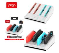 Compatible Switch 2 / Switch / Oled / Ipega Station De Charge Pour Joy-Con Avec Indicateur Led Et Bouton Tactile