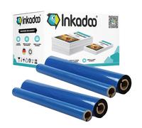Inkadoo Lot de 2 rouleaux thermiques compatibles avec Brother PC72RF Noir Pour T102 T 102 104 T104 T-104 106 T106 T72 T78 92 T92 T98 V1 Unité d'image, Unité d'image, tambour d'unité d'image