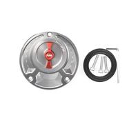 Compatible With 1098 1198 S R 748/S 848 EVO 996 Motorcycle Fuel Tank Cap Front Oil Gas Airbox Cover Modified Parts Quick Release(Sliver Red)