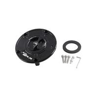 Compatible With 675SRR 675SS CF650-10 Motorcycle Modified Aluminum Alloy Quick Removal Tank Cover Gas Cover CNC Accessories(Black)