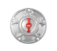 Compatible With 800MT 650NK 400GT 400NK 450NK 250NK 450SR 250SR CNC Fuel Gas Tank Cap Cover Aluminum Keyless Motorcycle Accessories(Sliver Red)