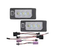 Compatible with A1 8X 2010-2025 for A3 8V 2013-2025 Number Plate Lamps No Error Automotive License Plate Light 8T0943021 4G0943021 Auto Number Plate Lights