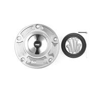 Compatible With BN302 302S 150S TN25 TNT250 BJ250 TNT150,TNT300 TNT600 502C 752S 2016-up Motorcycle CNC Fuel Tank Cap Cover(Silver Black)