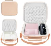 Compatible with Canon SELPHY CP1500/CP1300/CP1200 wireless compact photo printers,for outdoor and travel use (Pink,Case Only)
