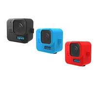 Compatible with Gopro Hero 11 Black Mini Waterproof Remote Control Silicone Case for Gopro Hero 11 Black Mini Silicone Dustproof and Drop Proof Action Camera Accessories (Red, G11M-GJT-BK)