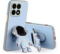 Compatible With Honor X6 Silicone Case,Ultra Soft Case Honor X6 Shockproof Phone Case With Stand Astronaut Plating Cute Design (Blue)