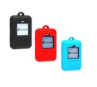 Compatible with Insta360 X2 / X3 / RS GPS Waterproof Remote Control Silicone Case for Insta 360 One X3 Silicone Dust-Proof and Drop-Proof Action Camera Accessories (Black, GPS-GJT-BK)