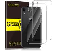 Compatible With Iphone Xr 6.1 Inch 2018 Rear Tempered Glass, 9h Hardness 2.5d Full Coverage Film Protection Back Screen Protector Glass Replacement Case