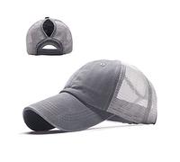Compatible with Le Nouveau Cheval de Baseball Basque de Baseball brisé Net Chapeau Europe et américain Couvrant été été été été sazshad(Grå)