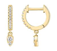 compatible with Machine Stockage Outils Bijoux Drop/Dangle Huggie Earrings For Women | Ornament: Evil | Dainty Earrings For Women compatible with Machine Perceuse Outils Trousse Fil Bijoux (GD4, A)