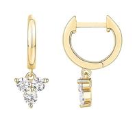 compatible with Machine Stockage Outils Bijoux Drop/Dangle Huggie Earrings For Women | Ornament: Evil | Dainty Earrings For Women compatible with Machine Perceuse Outils Trousse Fil Bijoux (GD5, A)