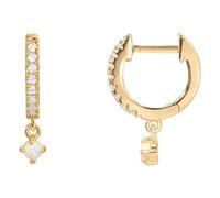 compatible with Machine Stockage Outils Bijoux Drop/Dangle Huggie Earrings For Women | Ornament: Evil | Dainty Earrings For Women compatible with Machine Perceuse Outils Trousse Fil Bijoux (GD6, A)