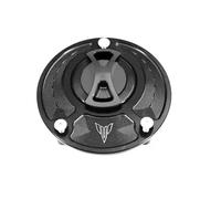 Compatible With MT07 MT09 MT-07 FZ07 09 MT-09 SP MT 07 09 MT10 MT03 Keyless Motorcycle Fuel Gas Tank Cap Cover(Gray)