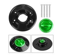 Compatible With S1000RR S1000R HP4 K1600GT K1600GTL R1200GS ADV R 1200 R CLASSIC HP2 Keyless Quick Release Tank Fuel Caps Gas Cover(Green)