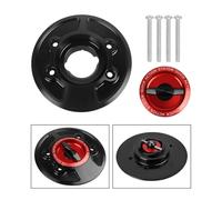 Compatible With S1000RR S1000R HP4 K1600GT K1600GTL R1200GS ADV R 1200 R CLASSIC HP2 Keyless Quick Release Tank Fuel Caps Gas Cover(Red 1)