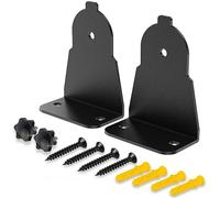 Compatible with Samsung Curved Soundbar Holder AH61-03943A Wall Mount Stand Accessories with Integrated Cable Management, Smart Home Speaker Accessories Rack (Samsung Curved Soundbar, Black) 2 Pieces