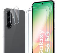 Compatible With Samsung Galaxy A56 5g Tempered Glass, 3 Pieces Screen Protection + 2 X Rear Camera Protectors, 9h Hardness Bubble-Free Anti-Scratch/Anti-Fingerprint Hd Screen Protector Film