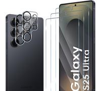 Compatible With Samsung Galaxy S25 Ultra 5g Tempered Glass, 3 X Screen Protectors + 2 X Camera Protectors, 9h Hardness Bubble-Free Anti-Oil/Anti-Scratch/Anti-Fingerprint Hd Screen Protector Film