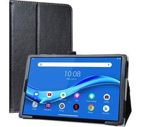 Compatible With Tab K10 Case, Pu Leather Folding Stand Folio Case Cover For 10.3 Inch Lenovo Tab K10 / Lenovo Tab M10 Plus/Smart Tab M10 Plus (Not Fit Smart Tab M10), Black