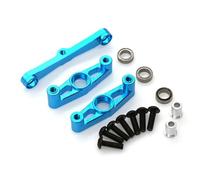 Compatible with Tamiya TT02 Full Metal Upgrade Parts Steering Cup Front Rear Arm Shock Absorber Mount Rod Compatible with Tamiya 1/10 RC Car(Light Yellow)