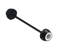 Compatible with XADV 750 Xadv750 2017-2024 Motorcycle Wheel Falling Protector Pad Front Rear Wheel Axle Fork Crash Slider Cap Anti-Choc(Rear Silver)