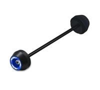 Compatible with XADV 750 Xadv750 2017-2024 Motorcycle Wheel Falling Protector Pad Front Rear Wheel Axle Fork Crash Slider Cap Anti-Choc(Front Blue)