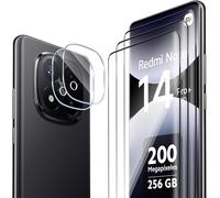 Compatible With Xiaomi Note 14 Pro Plus/14 Pro+ 5g Tempered Glass, 3 Pcs 3d Screen Protector + 2 Camera Protector, 9h Hardness Bubble-Free Anti-Oil/Anti-Scratch Hd Screen Protector Film