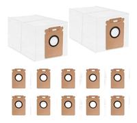 Compatibles Avec H50 Ultra / H60 Hub Ultra / H60 Hub Pro Sacs À Poussière For Aspirateur À Main Sans Fil Roborock, Pièces De Rechange(12pcs)